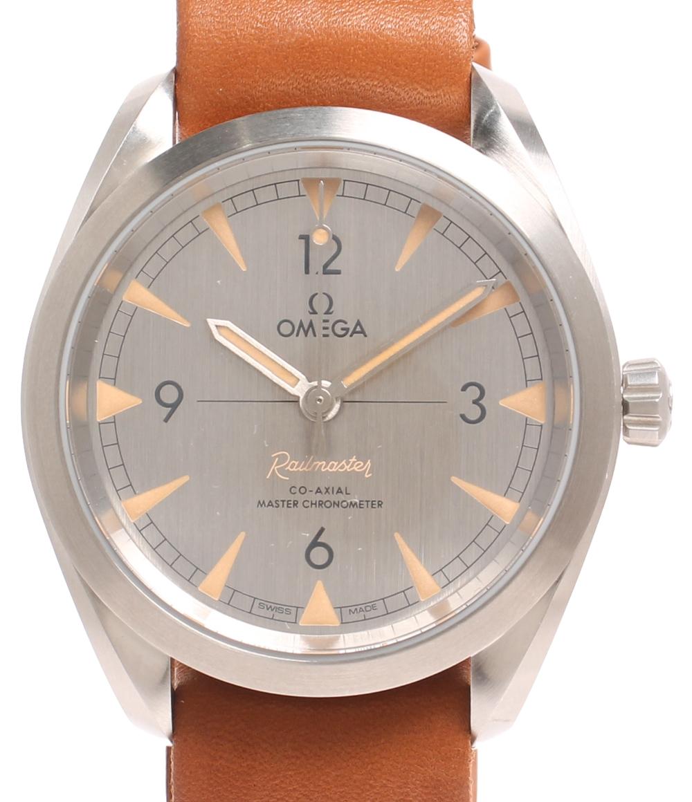 オメガ 腕時計 クロノメーター レイルマスター コーアクシャル シーマスター 自動巻き シルバー 220.12.40.20.06.001 メンズ OMEGA